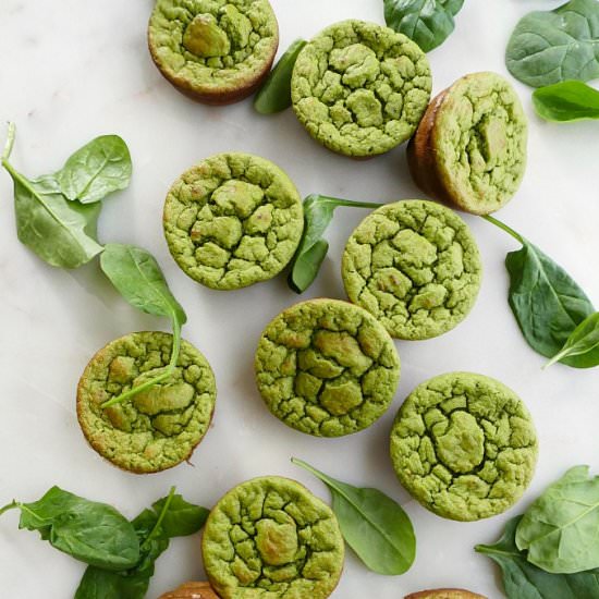 Spinach Banana Muffins