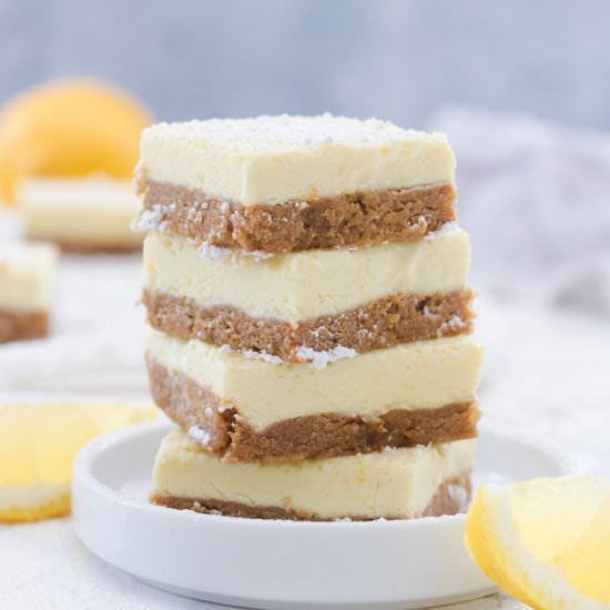 No-Bake Lemon Bars (V+GF)