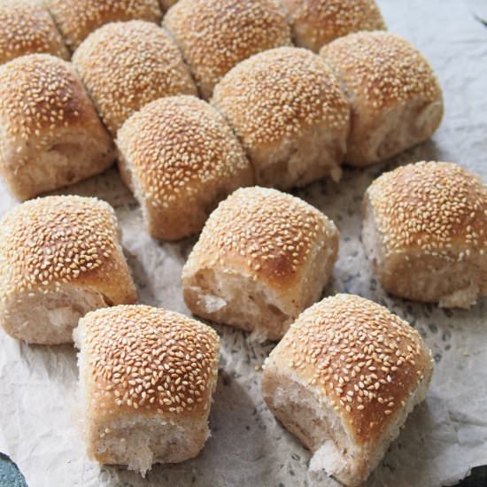 Multigrain Soft Sourdough Buns