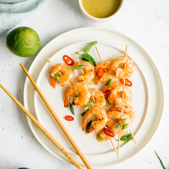Grilled Shrimp Skewers