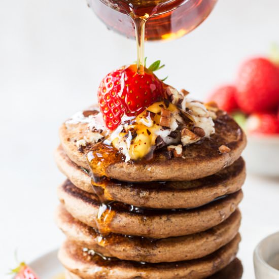 Vegan buckwheat pancakes (V,GF)