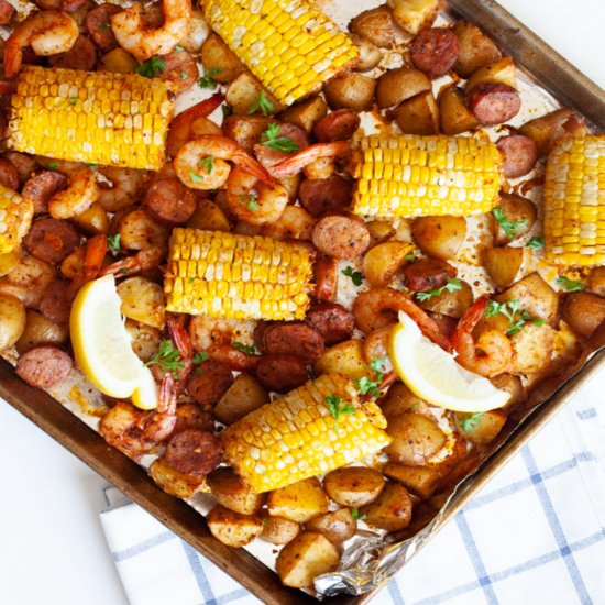 Sheet Pan Low Country Boil