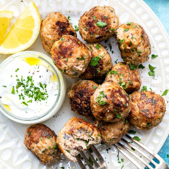 Greek Meatballs (keftedes)