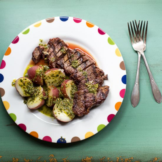 Grilled Steak Chimichurri