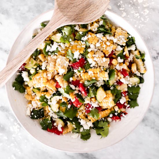 Grilled Summer Corn Salad