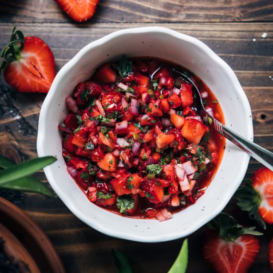 Summer Strawberry Salsa