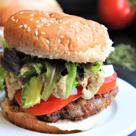 Vegan Teff Veggie Burgers