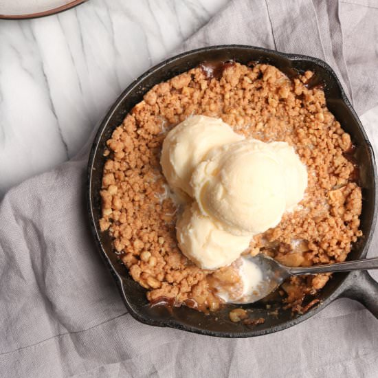 Skillet Apple Crumble