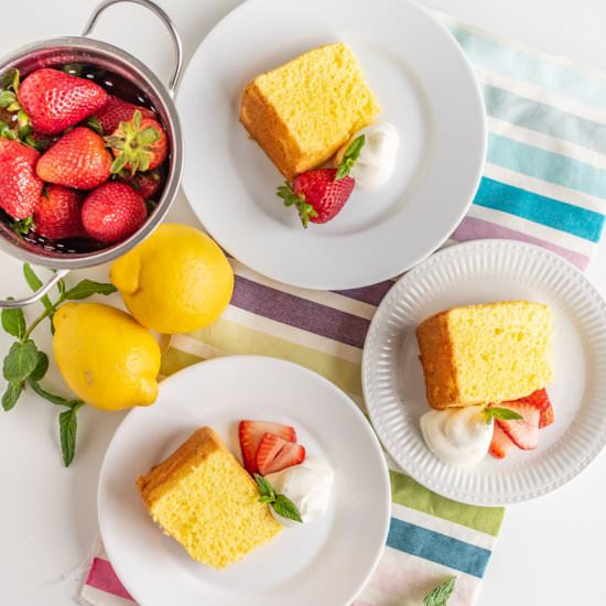Lemon Chiffon Cake