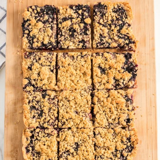 Blueberry Pie Cookie Bars