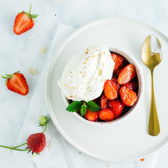 Macerated Strawberries