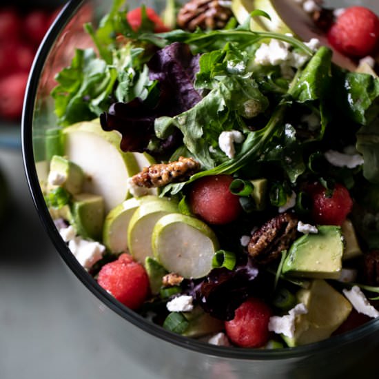 Melon, Pear, & Avocado Salad