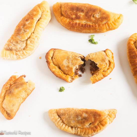Fried Caribbean Beef Patties