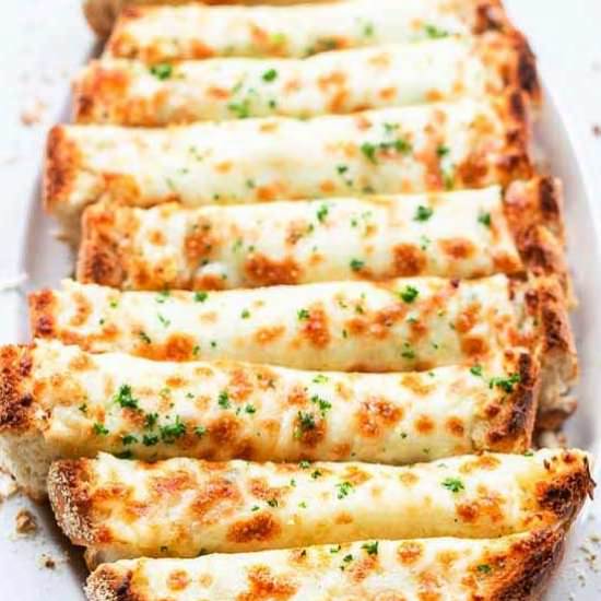 Cheesy garlic bread