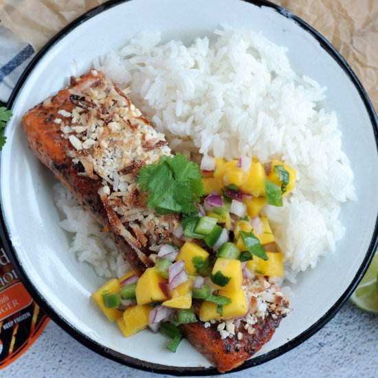 Coconut Crusted Salmon