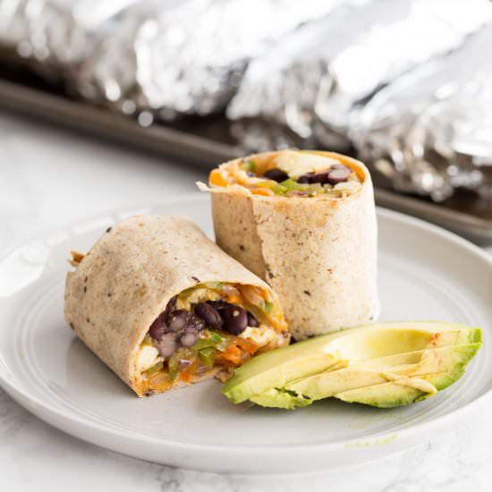 Freezer Breakfast Burritos