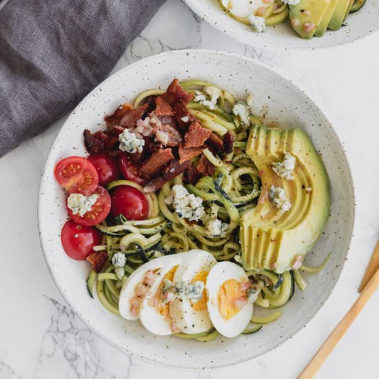 Zucchini Noodle Cobb Salad