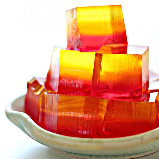 Fancy Ombré Finger Jello Recipe