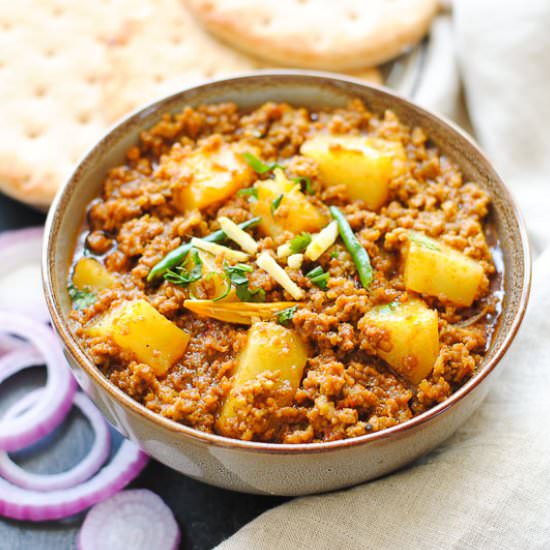 Keema Aloo (Mince with Potatoes)