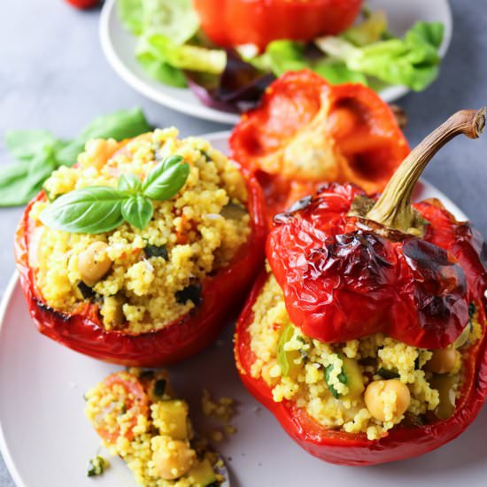 Couscous Stuffed Peppers