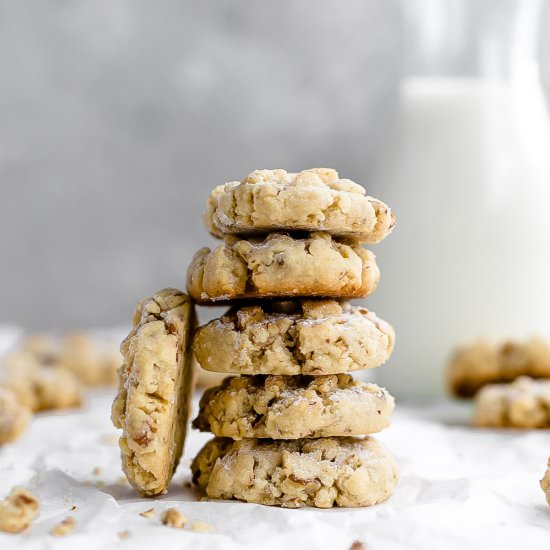 Pecan Shortbread Cookies