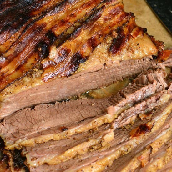 Bacon and Mustard Beef Brisket