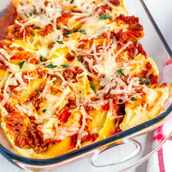 Skinnier Stuffed Shells