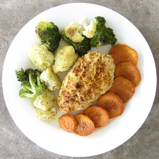Hummus-Crusted Chicken