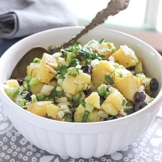 Healthy Potato Salad – No Mayo