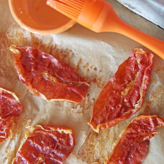 Sheet Pan Crispy Honey Prosciutto