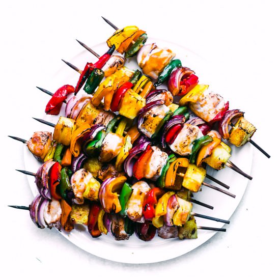 Sweet Fire Chicken Skewers