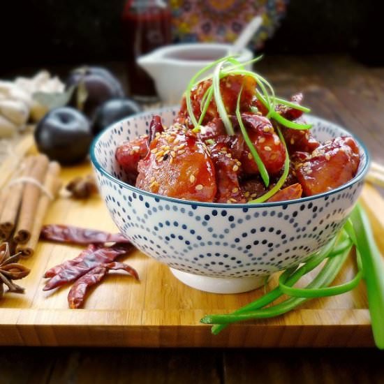 Spicy Plum sauce Chicken Bowl