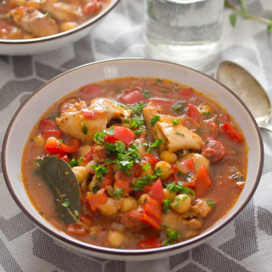 Chicken and Chorizo Stew – Spanish
