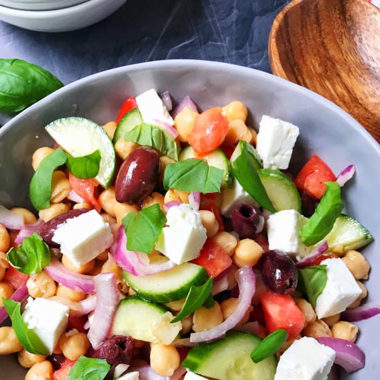 Greek Chickpea Salad