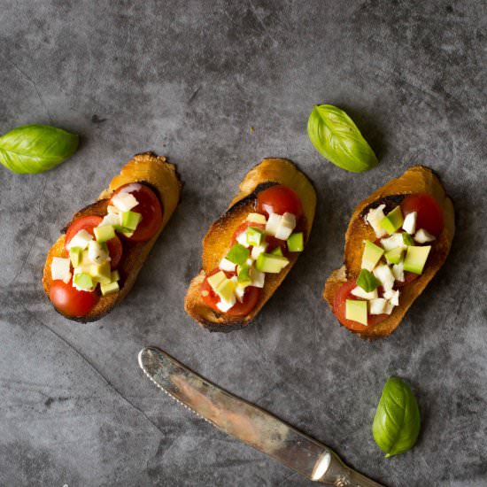 Summer bruschetta