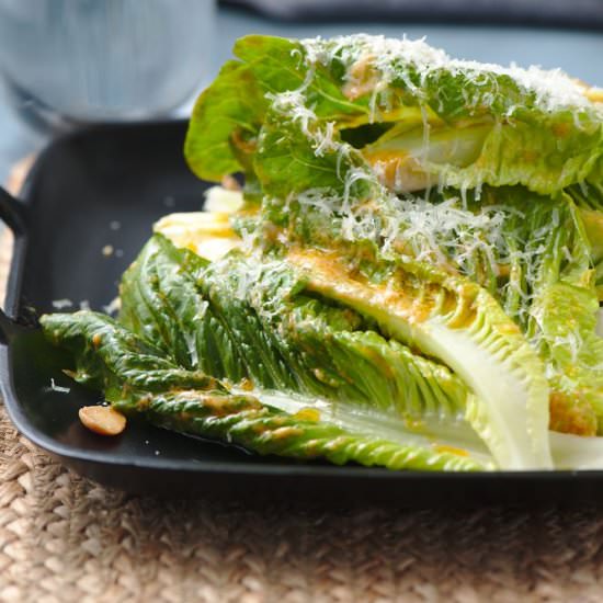 Smoky Caesar Salad