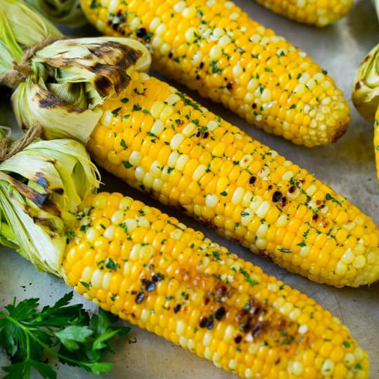 Grilled Corn On The Cob