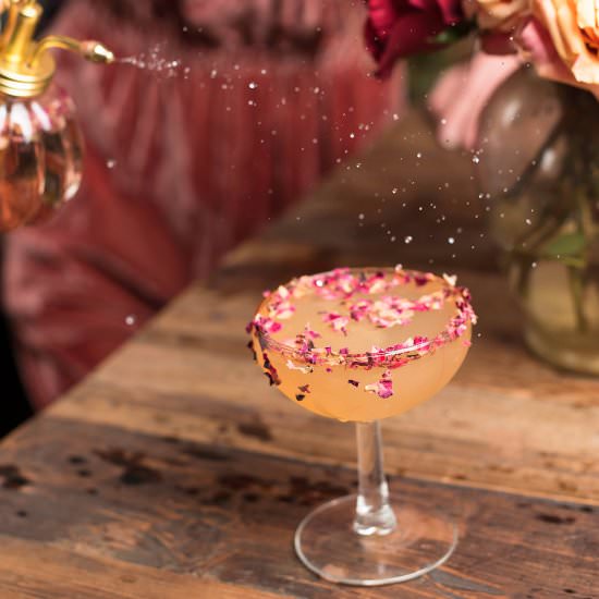 Rose Fizz Cocktail
