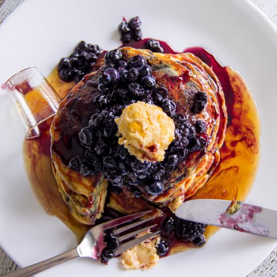 Blackberry Pancakes