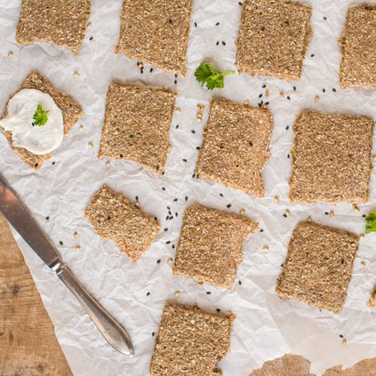 Gluten-Free Sprouted Crackers