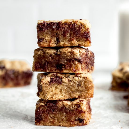 Paleo Tahini Blondies