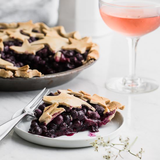 Gluten Free Blueberry Pie