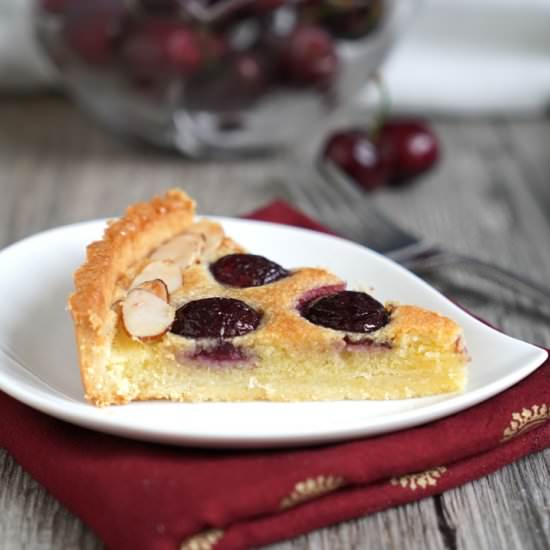Cherry Tart with Almond Cream