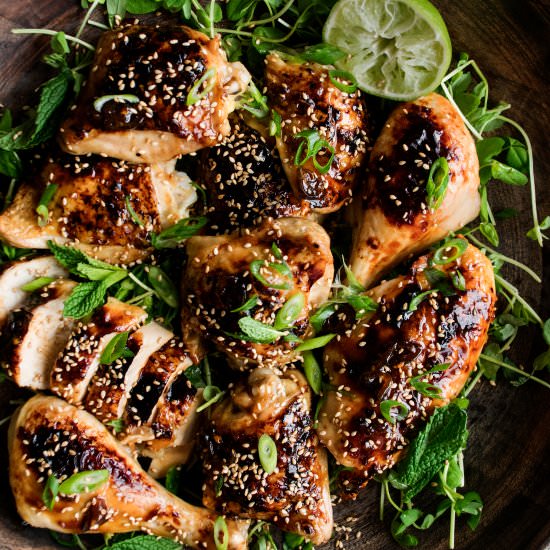 Sticky Chili Lime Sheet Pan Chicken