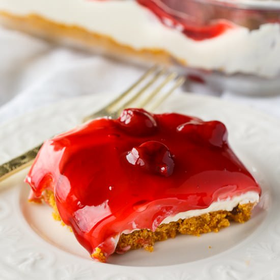 No-Bake Cherry Cheesecake