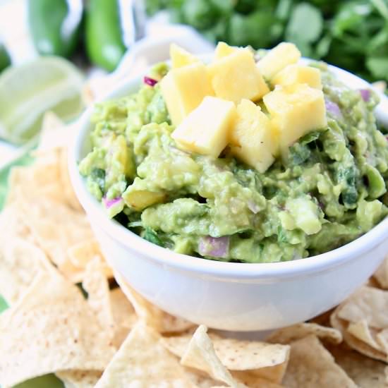 Pineapple Tomatillo Guacamole