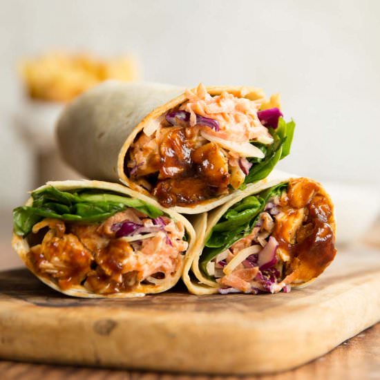 BBQ Chicken Wraps