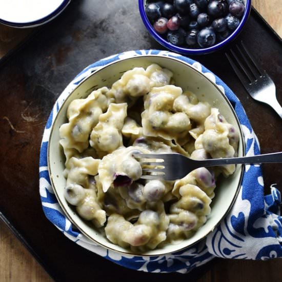 Polish Blueberry Pierogi