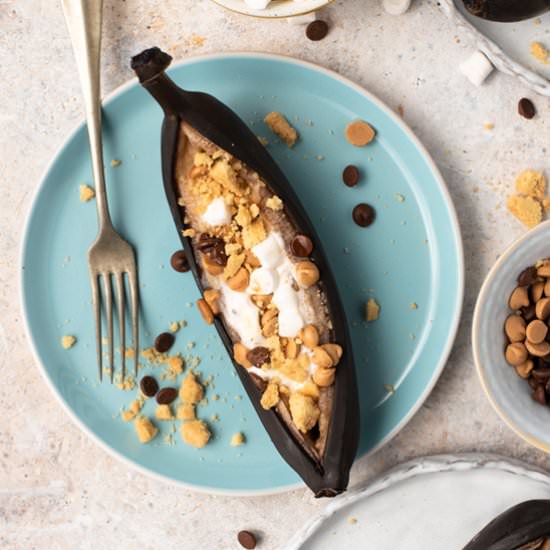 S’mores Banana Boats