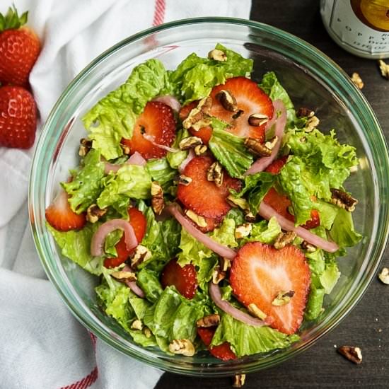 Strawberry Salad & Poppy Seed Dress